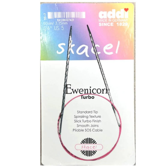 addi Ewenicorn Turbo Fixed Circular Needles