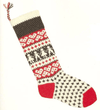 Candide Classics Old-Fashioned Knit Christmas Stocking