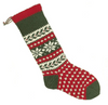 Candide Classics Old-Fashioned Knit Christmas Stocking