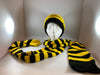 Honeycomb Hat and Scarf Set