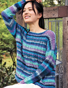  Kit 26-Seigaiha: Noro Cabled Sweater
