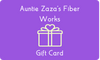 Gift Card from Auntie Zaza's