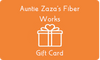 Gift Card from Auntie Zaza's